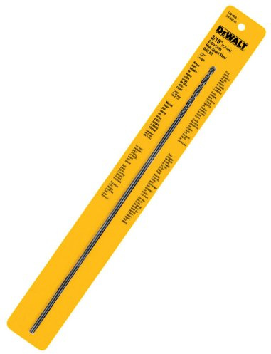 DEWALT DW1604 3/16-Inch by 12-Inch Extra Long Black Oxide Drill Bit