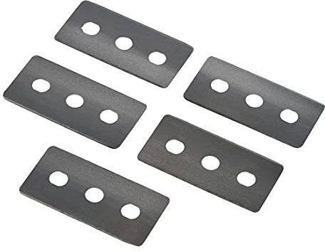Xavax 5 Ersatzklingen für Glasschaber für Glaskeramik-Kochfelder, Bronze