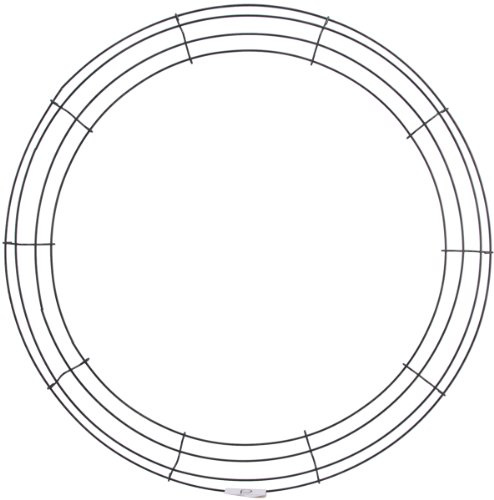Panacea Wire Wreath Frame, 20-Inch, Green