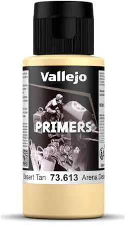 Vallejo Primers Peinture Acrylique Sable Désert Séchage Rapide pour Aérographe Modélisme et Figurines