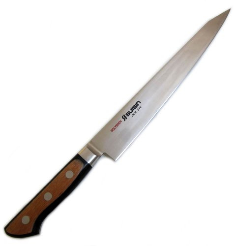 Houcho.com Suisin Inox Western-Style Knife Series, Genuine Sakai-Manufactured, Inox Steel 9.4 (240mm) Sujihiki Knife