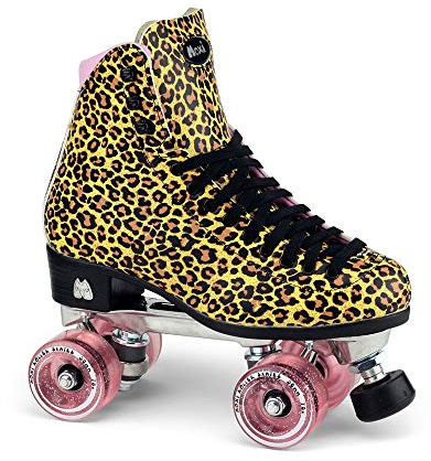 Moxi Ivy Jungle Roller Skate - Fashionable Womens Roller Skates | Leopard | Size 8