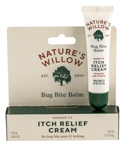 Nature’s Willow Bug Bite Balm, Natural Insect Bite Pain & Itch Relief, 0.5 oz