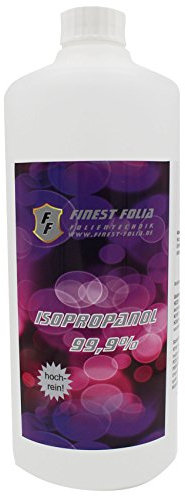 1L Isopropanol IPA 99,9% Isopropylalkohol Fettlöser Reinigungsflüssigkeit Spezialreiniger Reiniger für Haushalt elektronische Geräte (Ohne Sprühkopf)