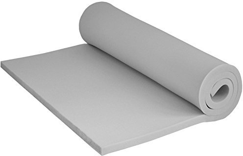FORTIS POLSTER Schaumstoff RG25/44 90 x 200 cm, 3cm - Weiche Schaumstoffplatte - Schaumstoffmatte zum Sitzen, Liegen oder als Campingmatratze - Matratzen-Auflage - PU-Schaumstoff - Polsterschaum