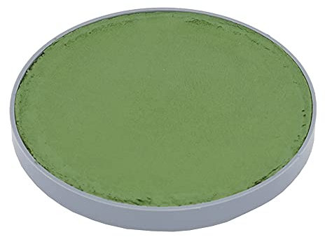 Grimas Water-Make-Up, 25ml Wasserschminke, Farbe moosgrün 404, professionelle Körperfarbe, schnelltrockend und sehr hautschonend, ideal fürs Kinderschminken, Karneval und Halloween, auf Wasserbasis