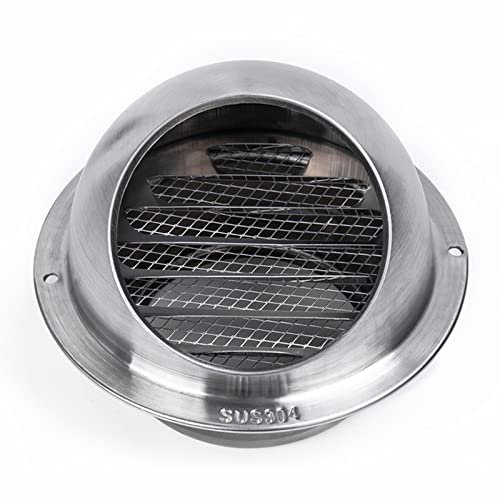 SHUDONGDEN dell'Acciaio Inossidabile 304 Ispessita Griglia di Ventilazione A Sfera,Cappa di Scarico in Acciaio Inox Cappa A Sfera,Griglia di Ventilazione A Sfera in Acciaio Inox,190mm/7.48in