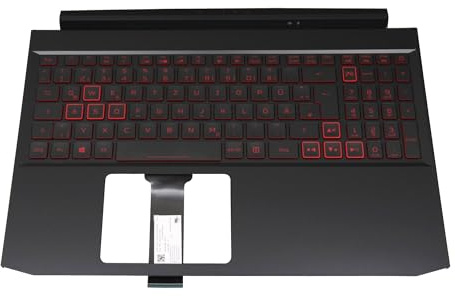 Acer 6B.Q7KN2.046 Original Tastatur inkl. Topcase DE (deutsch) schwarz/rot (Geforce1650)
