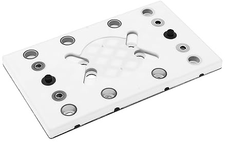 SG Store Almohadilla de lijado de 80 mm x 130 mm compatible con Festool RTS 400 RS 400 RTSC 400 lijadora de repuesto de disco de pulido placa abrasiva
