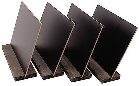 Warmhm 4stücke Kreidetafel Doppelseitige Mit Fuß Für Zuhause Bars Hotels Als Schreibtafel Tafel Für Dekoration Nachrichten Und Zeichnungen