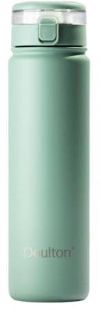 Doulton Bouteille D'eau Taste 2 Avec Cartouche Filtrante | Vert | Acier inoxydable isolé | Capacité de 500 ml | Réduit les contaminants | Améliore le goût et l'odeur | Bouteille d'eau filtrée
