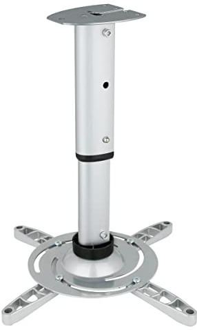 Techly ICA-PM-102S Universal Deckenhalterung für Beamer, ausziehbar, 30-37cm Silber