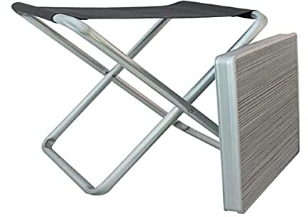Euro Trail Hocker mit Platte Campus grau