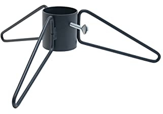 Louis Moulin 7221 - Base per albero di Natale, 41 x 41 x 14 cm, colore: Grigio martellato