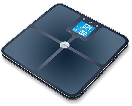 Beurer BF 950 Bilancia Diagnostica con Connettività Bluetooth e Portata 180 kg, Nero
