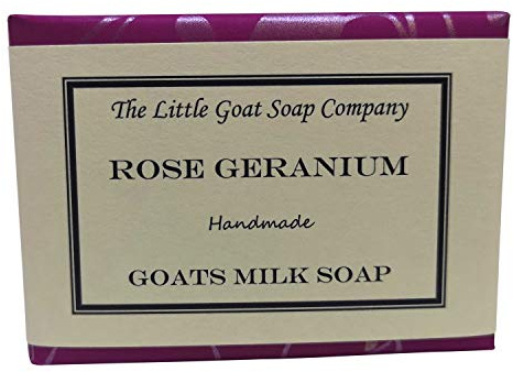 The Little Goat Soap Company Rose Geranium Goats Milk Soap, 100 g