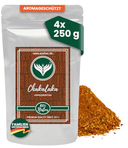 Azafran Chakalaka Gewürzzubereitung afrikanischer Dip Sauce 1kg | Würzig-pikant für Dips und Saucen