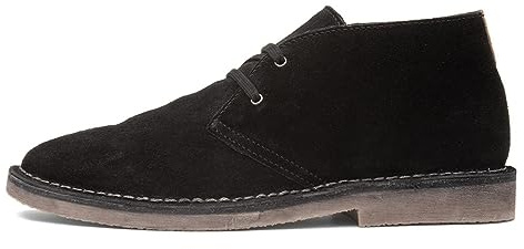 Hush Puppies Men's Samuel Chukka Boot, Black, 10 UK