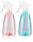 Juliyeh Lot de 2 flacons pulvérisateurs de 500 ml - En plastique - Vaporisateur Mister - Pour le nettoyage de la maison, le jardin, la coiffure, les plantes, les fleurs - Rose/vert