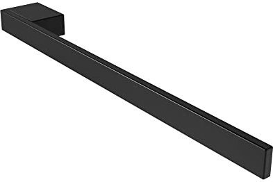 kalb | Handtuchhalter Jörn für Waschtisch, schwarz, Aluminium, Länge: 400mm, Höhe: 25mm, Tiefe: 50mm