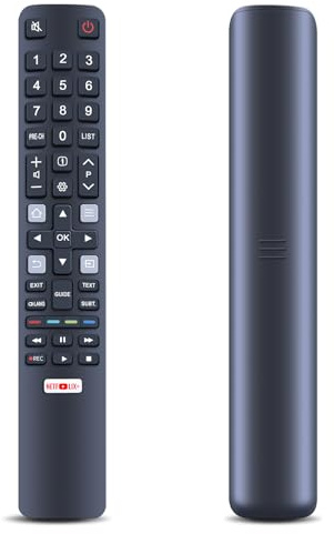 TCNOUMT Replacement TCL ARC802N RC802N YUI1TV Remote Control for TCL Thomson 4K LCD LED Smart TV RC802N YA12 32DS520 40S6000FS 49DP600 49S6000FS 50DP600 F43S5916 H32S5916