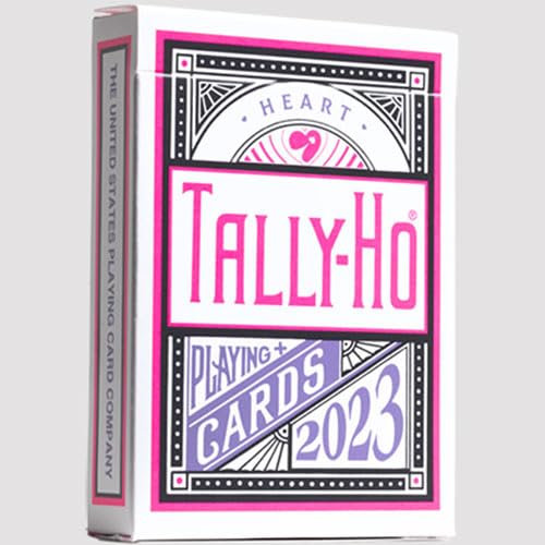 SOLOMAGIA Tally Ho Circle Back Heart Playing Cards by US Playing Card Co.