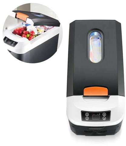 HAZARA Neveras Portatiles Para Coche 10l De Gran Capacidad, Nevera Portatil Electrica Pantalla TáCtil Inteligente, Ajustable En FríO Y Calor, Nevera Para Coche Apto Para Coches Y Camping.