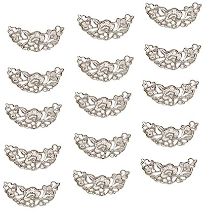 MERRYHAPY 100pièces Accessoires De Cheveux Fer Simulés Croissant Pour Femmes Épingles à Cheveux Décorations De Mariage Pour Événements Festifs