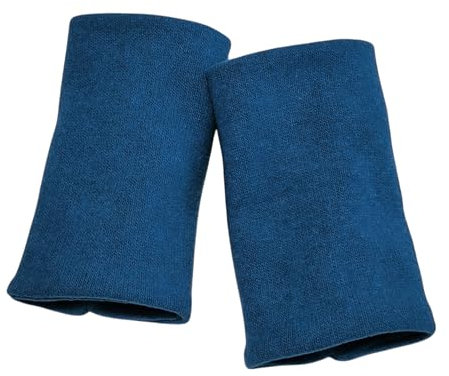 Britta Meier Warme, kuschelige Pulswärmer für Damen, Handarbeit aus Ostfriesland (Royal-Blau)