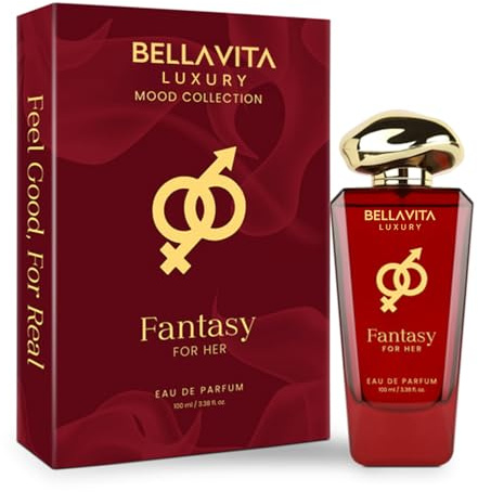 Bellavita Luxury Mood Collection FANTASY for Her Eau de Parfum | 100 ml | Women's Perfume | Gift choice for Birthday and Anniversary
