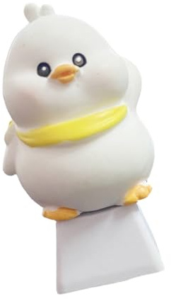 Lerpwige Creative 3D Duck Keycap Beautiful for Mechanical Keyboards ABS Cartoon Replacement for and Typists Duck