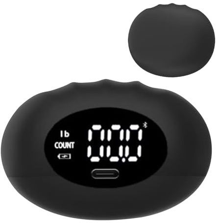 Handkraftstestare | Handkraftstestare 180 kg med LED-skärm | Ergonomisk mätning av greppstyrka – för gym fitness träning brottningsträning inomhus och utomhus användning