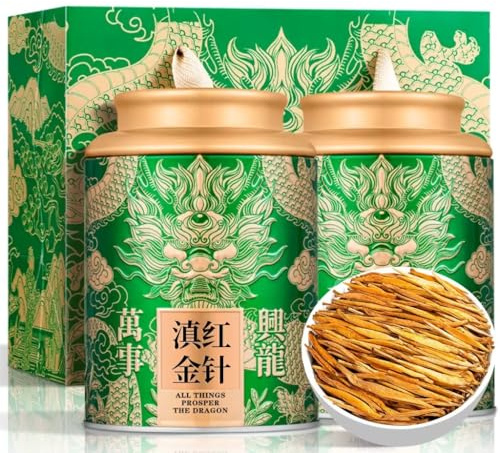 Thé Noir Premium Arbre Ancien Yunnan Jinzhen | Arôme Intense Et Goût Miellé Pour Tout Le Corps | 150g / 5,29oz