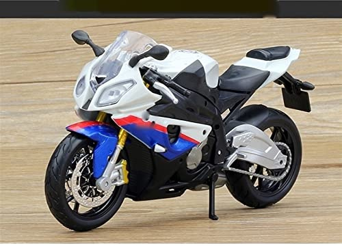 1/12 Metal Diecast Escala Modelo Motocicleta Kit Exhibición Colecciones Regalo Juguete Adultos Favoritos para BMW S1000RR