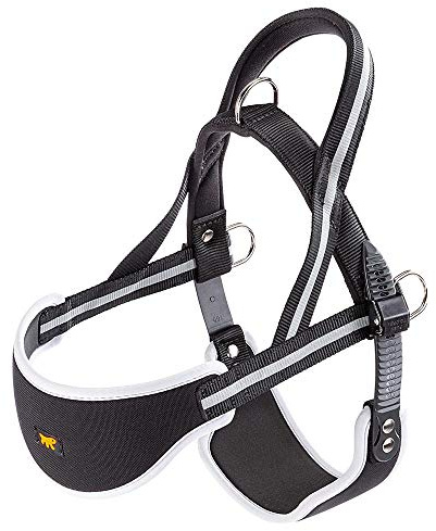 Ferplast Pettorina Cane Taglia Media ERGOCOMFORT NORDIC, Pettorina Cane Imbottita, Riflettente, Facile da Indossare e da Regolare, Rilascio Rapido, MEDIUM, Torace 67-82 cm.
