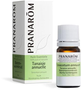 Pranarôm Huile Essentielle Tanaisie Annuelle HECT 5 ml | 100% pure et naturelle, réservée à la diffusion. Ne jamais appliquer pure sur la peau. À diluer avant application cutanée.