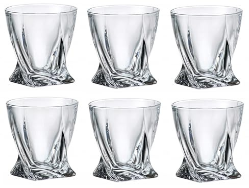 Verre à whisky taillé 34cl - Lot de 6 QUADRO