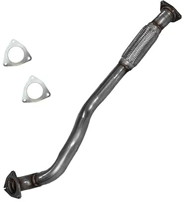 BESTPRICE ATP 1x Abgasrohr Hosenrohr, 2x Dichtungen | Kompatibel mit: OPEL SIGNUM CC, VECTRA C, VECTRA C Caravan, VECTRA C CC, SAAB 9-3, 9-3 Cabriolet, 9-3 Kombi