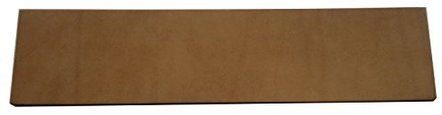 XXL Lederabziehriemen NATUR, unbehandelt, Abziehleder 30cm x 7cm (Leder Natur glatte Oberfläche)