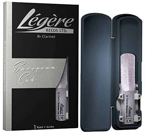 Légère Reeds - Bb-Klarinettenblatt, European Cut, Blattstärke 2.75 (BBES2.75) - Hochwertiges synthetisches Holzblasrohr