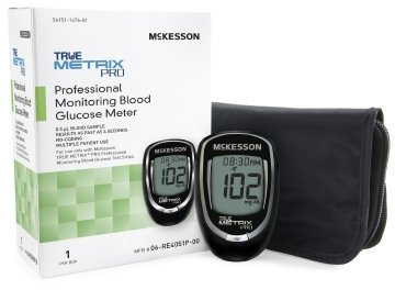 McKesson True METRIX PRO Professional Monitoring Blood Glucose Meter - 1/Box