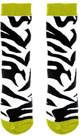 Squelch Calcetines para niños Botas de agua – Botas de lluvia – Botas de agua – Kids Wellingtons Negro Cebra Talla única