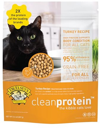 Dr. Elsey's cleanprotein Turkey Cat Kibble 2 lb. Bag