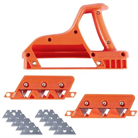 Kantenhobel für Gipskarton, Handhobel Zum Schneiden von Gipskartonplatten, Gipskartonplatten Schnellschneider mit 45° und 60° Balden zum Anschrägen von Kanten bei Gipskarton