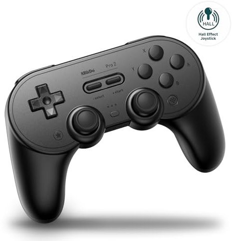 8BitDo PRO 2 Gamepad Hall Effect - Black New Edition