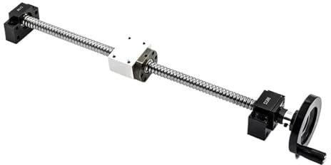 Vite a ricircolo di sfere CNC a movimento lineare Vite a sfere rullate SFU1605 C7 con estremità lavorata + dado a sfere 1605 + alloggiamento dado + supporto terminale BK/BF12 + volantino(400mm)
