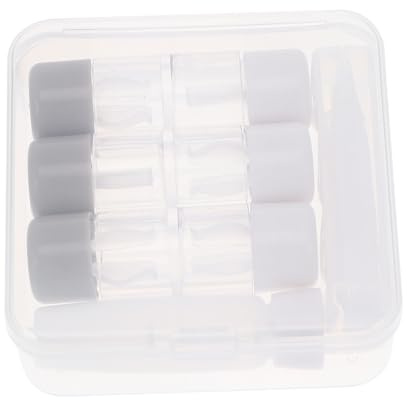 ibasenice 3piezas Estuche para Gafas de Transparente de Lentes con Contenedor de Almacenamiento Soporte para Lentes para Uso Diario Casa o Viaje