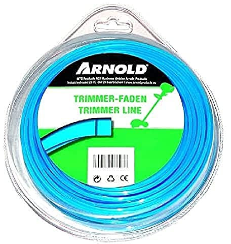 ARNOLD - Copolymer Trimmerfaden, 4-Kant 1,6 mm, 83 m; 1082-U1-0048, Schwarz