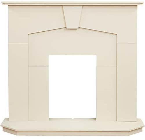 Adam Abbey Fireplace in Stone Effect, 48 Inch