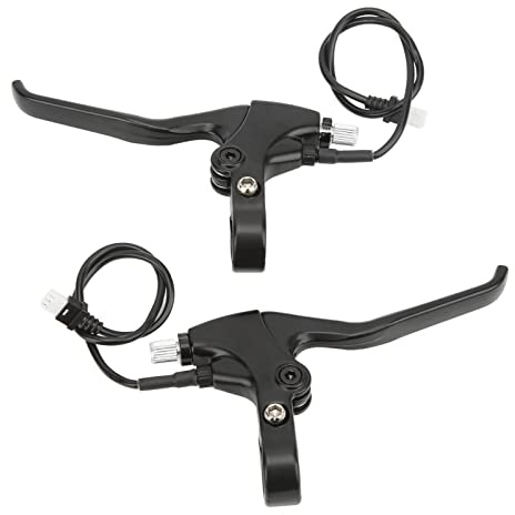 BuyWeek Leve Freno Bici Elettrica, 1 Paio Maniglia del Freno di Alluminio Impugnatura Freno Bicicletta Elettrica per Motore Tongsheng TSDZ‑2